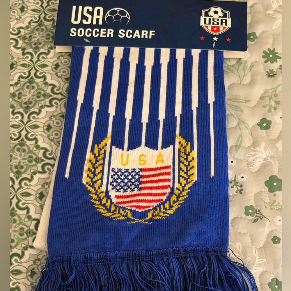 Team USA Soccer Scarf Olympics American Flag
